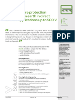 How To Ensure Protection Isolated From Earth in Direct Current Applications Up To 500 V