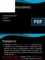 Presentation On Medical Negligence PDF