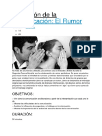 Distorsión de La Comunicación_ El Rumor