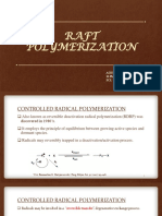 Raft Polymerization: Ashna R M.Phil. Physical Chemistry SCS, M G University