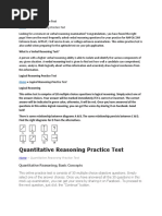 Verbal Reasoning Practice Test PDF