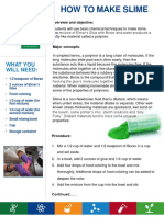 Preparation of Slime PDF