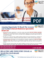 Internal Medicine Specialists Email List