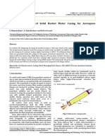 Design & Analysis of Solid Rocket Motor Casing For Aerospace Applications