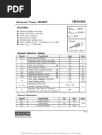 Power Mosfet Irf640a