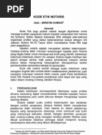 Makalah Etika Profesi Notaris