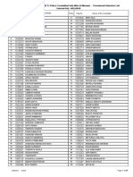 21 PC Civil Selection List
