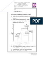 Percobaan: A. Percobaan 1: Karakteristik DC Dari JFET Tipe-N