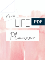 Mini Life Planner