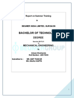 Summer Training Report Beumer Private Limited