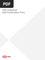 CRS Individual Self-Certification Form