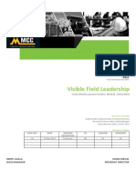 Visible Field Leadership: Controlled Document Number: IMS042 - SHEQ INDO
