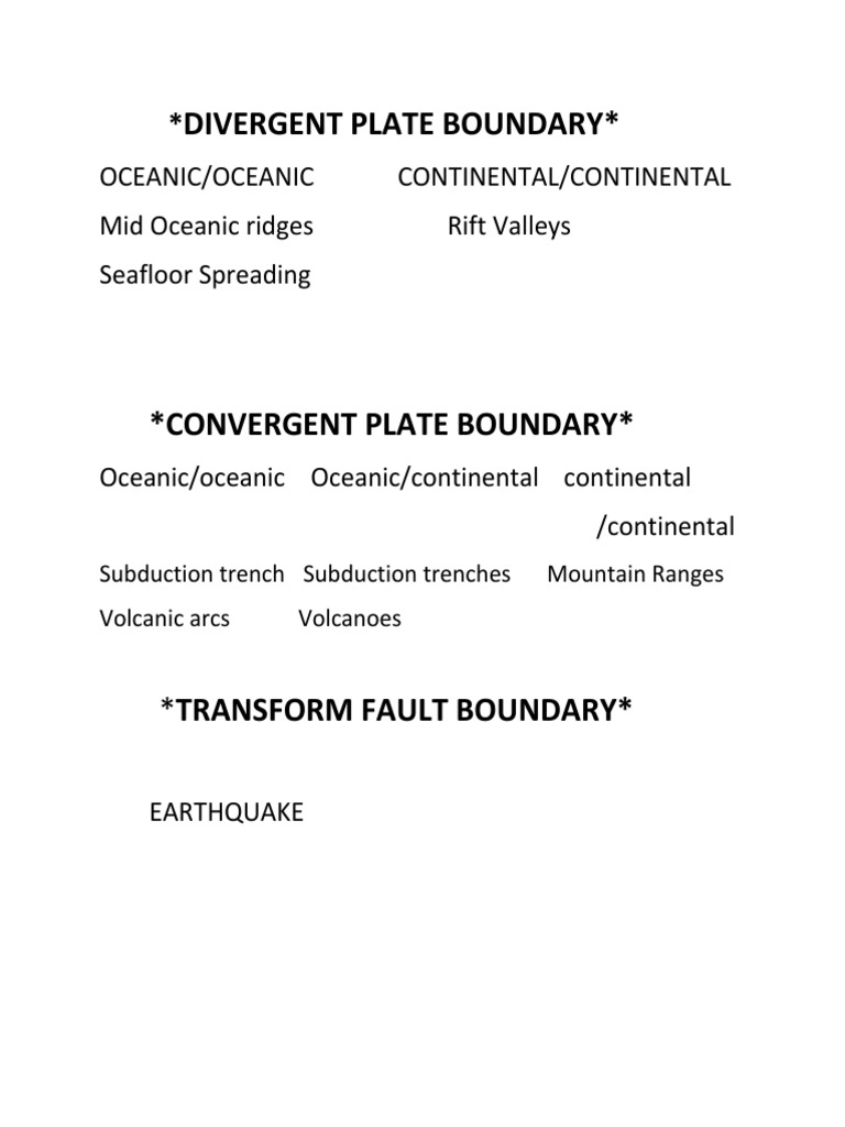 Divergent Plate Boundary PDF Plate Tectonics Volcano