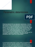 Parametric Determinism