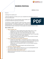 Business Proposal - Shreeji Infotech PDF