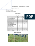 Analisis Vegetasi Membuat Plot