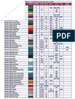 Humbrol Conversion Color Chart PDF