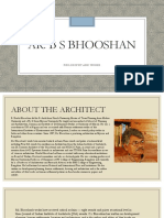 Ar. B S Bhooshan: Philosophy and Works