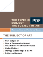 The Types of Subject