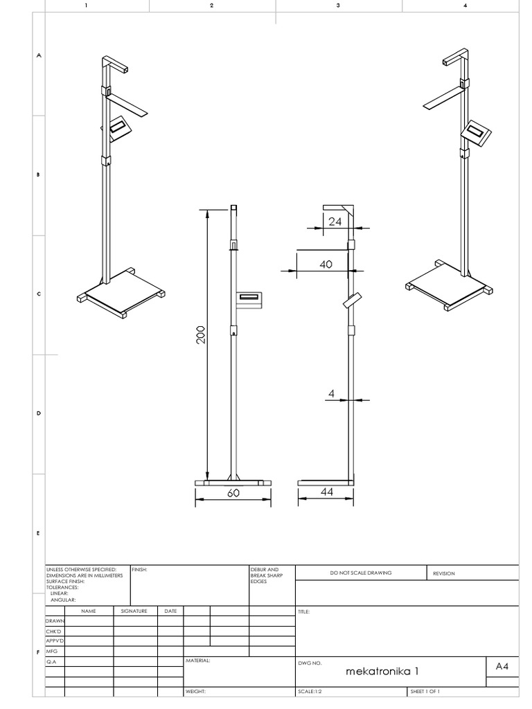 Technical Drawing Specifications Guide | PDF