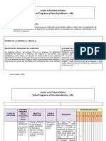 Formato Guia para Programa y Plan de Auditoria