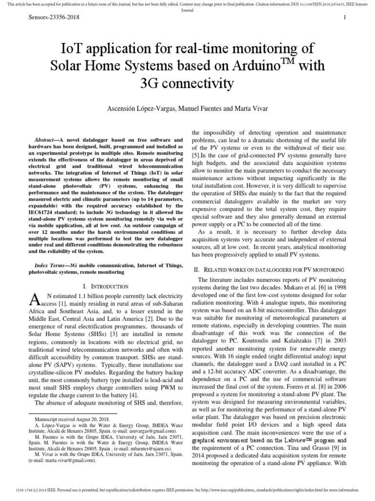 IoT Application For Real-Time Monitoring of Solar Home Systems Based On ...