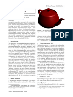 Graphics: GL PRC PDF: An Interactive 3 of A B Ezier Surface Representation of The Utah Teapot
