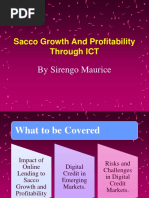 Sacco Growth and Profitability Through Ict