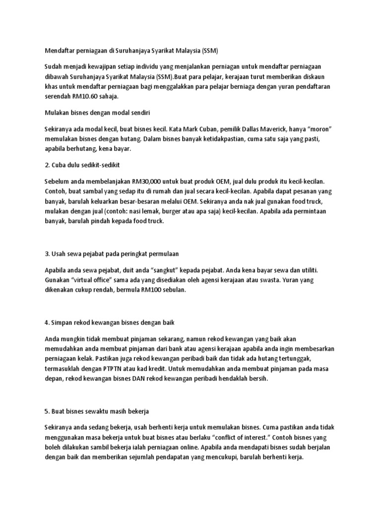 Elemen Perniagaan Pdf