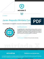 Certificado Estadistica Basica