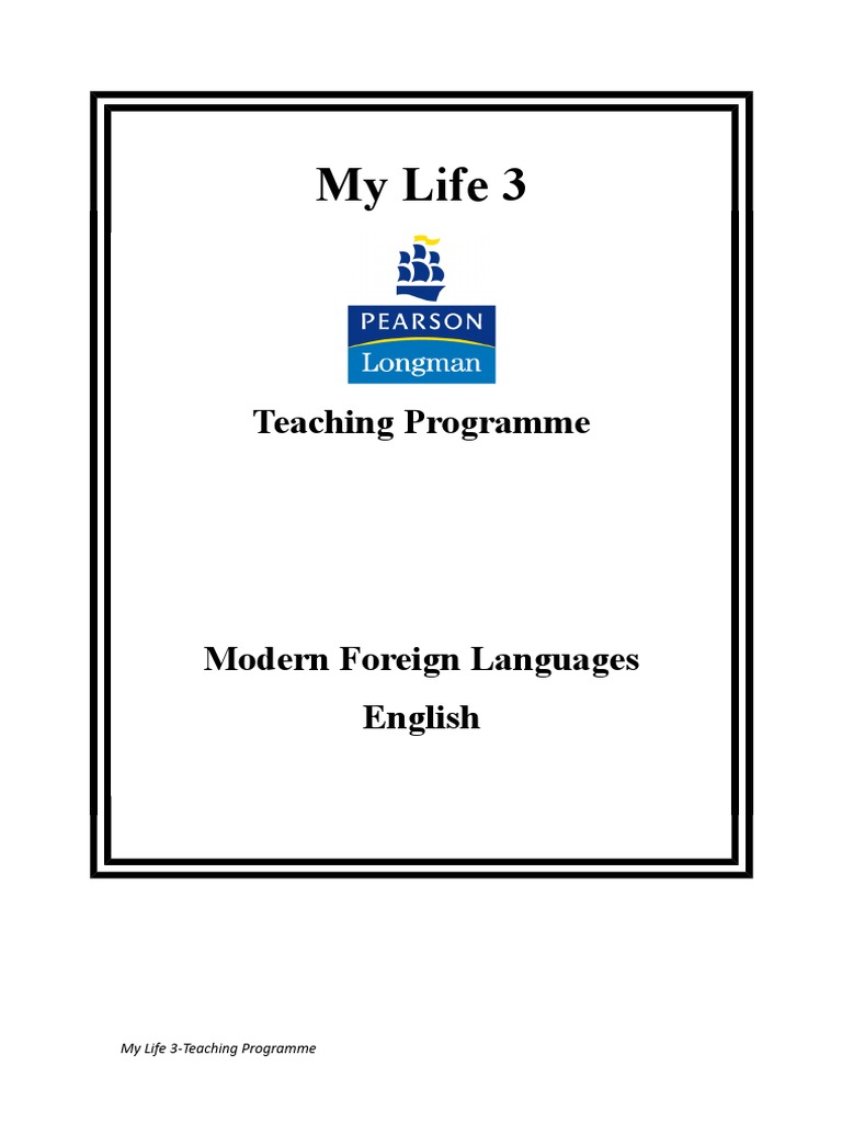 My Life 3: Language Teaching Guide | PDF | Language Education | English ...