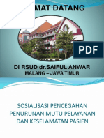 Selamat Datang: Di Rsud DR - Saiful Anwar