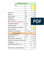 Saddle Support Spacing