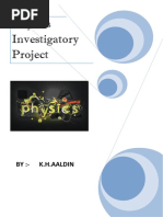 Physics Investigatory