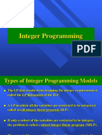 5 Integer Programming