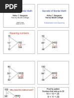 Secrets of Mental Math Secrets of Mental Math: Squaring Numbers