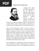Biografía de Charles Sanders Peirce