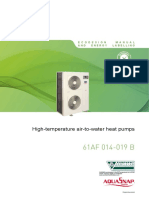 High-Temperature Air-To-Water Heat Pumps: Ecodesign Manual and Energy Labelling