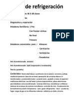 Curso de Refrigeración