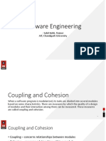 Software Engineering: Coupling and Cohesion