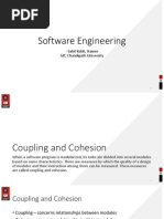 Software Engineering: Coupling and Cohesion