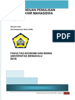 Buku Panduan Penulisan Skripsi