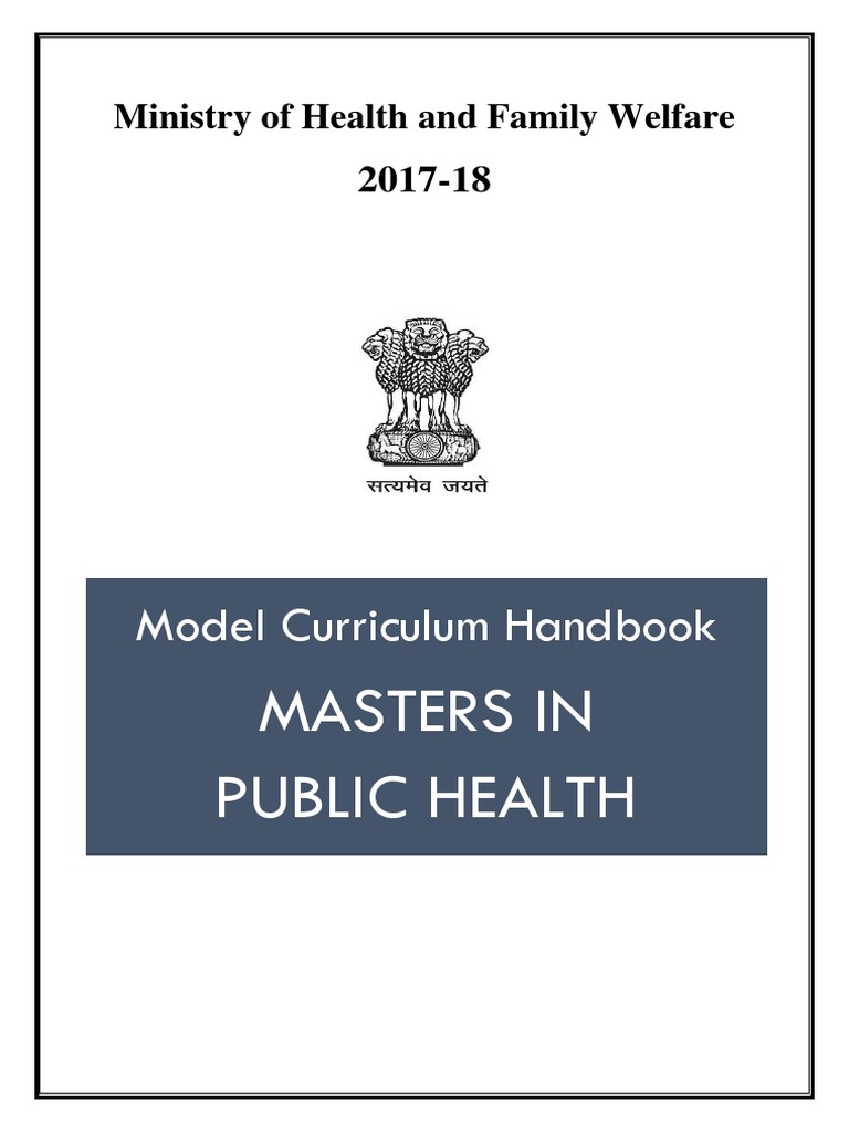MPH-Model Course Curriculum | PDF | Non Communicable Disease ...