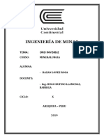 Ingeniería de Minas: Tema: Oro Invisible