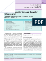 Upper Extremity Venous Doppler Ultrasound PDF