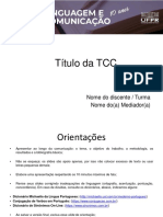 Modelo Apresentação Comunicação - Semana LinCom - 10 Anos