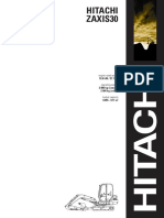 Hitachi ZX30 Excavator PDF