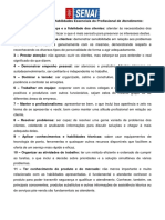 Aula 01 Atividade Sobre Habilidades de Atendimento Ao Cliente