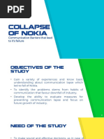 Collapse of Nokia: Communication Barriers That Lead To It's Failure