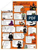 Halloween Quiz Fun Activities Games Reading Comprehension Exercis - 33430